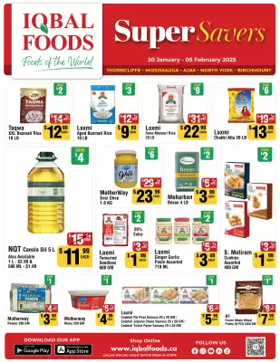 Iqbal Foods flyer (valid until 6-02)