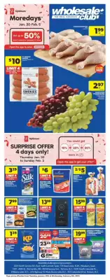 Wholesale Club flyer (valid until 5-02)