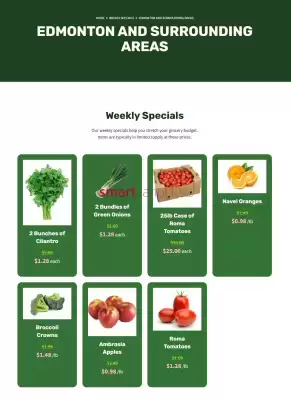 H&W Produce flyer (valid until 6-02)