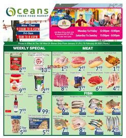 Oceans Fresh Food Market flyer week 5 Page 1