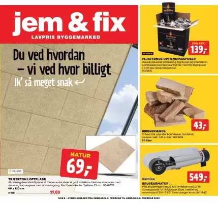 jem & fix tilbudsavis (gælder indtil 8-02)