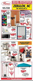 Roses Discount Store Weekly Ad Page 1