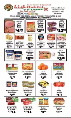 Lishman's City Market Weekly Ad (valid until 4-02)