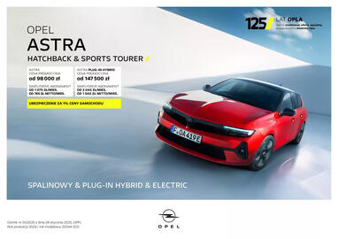 Opel gazetka | Astra Hatchback Sports Tourer Strona 1