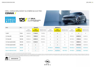 Opel gazetka | Corsa Spalinowy Hybrid Electric Strona 10