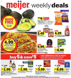 Meijer Weekly Ad week 6 Page 1