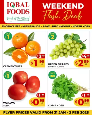 Iqbal Foods flyer (valid until 6-02)