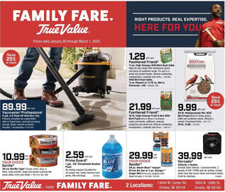 Family Fare Weekly Ad Page 1