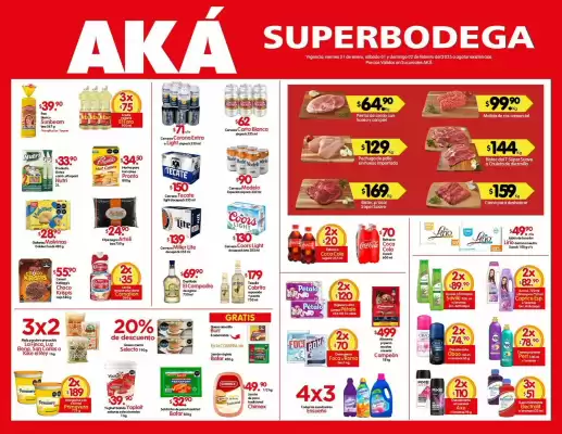 Catálogo AKÁ Superbodega (válido hasta 2-02)