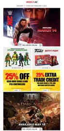 GameStop flyer Page 1