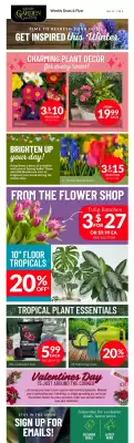 Lakeside Garden Gallery flyer (valid until 3-02)