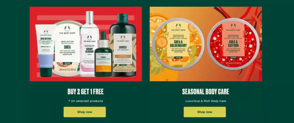 The Body Shop catalogue (valid until 5-02)