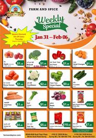 Farm And Spice Grocers flyer Page 1