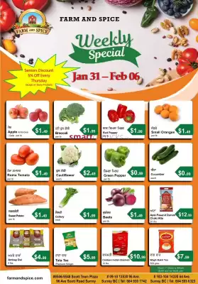 Farm And Spice Grocers flyer (valid until 27-02)