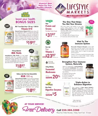 Lifestyle Markets flyer (valid until 6-02)