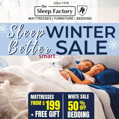 The Sleep Factory flyer (valid until 6-02)