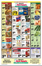 Bert's Red Apple Weekly Ad week 5 Page 1