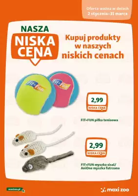 Maxi Zoo gazetka (ważność do 31-03)