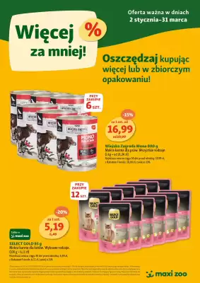 Maxi Zoo gazetka (ważność do 31-03)