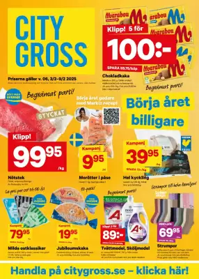 City Gross reklamblad (giltig till och med 9-02)