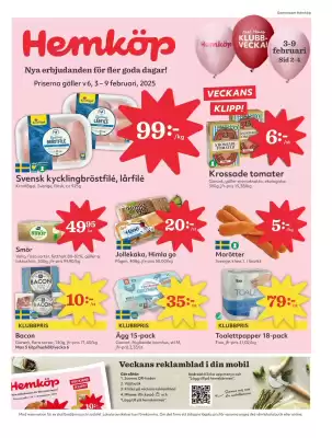 Hemköp reklamblad (giltig till och med 9-02)