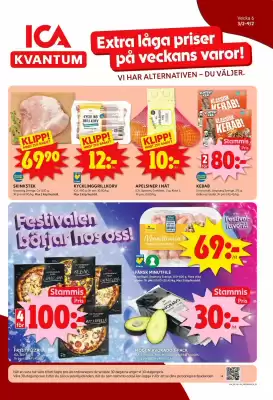 ICA Kvantum reklamblad (giltig till och med 9-02)