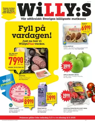 Willys reklamblad (giltig till och med 9-02)