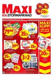 ICA Maxi reklamblad vecka 6 Sida 1