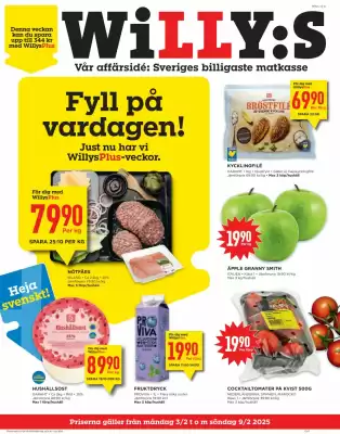 Willys Hemma reklamblad (giltig till och med 9-02)