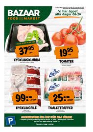 Bazaar Food market reklamblad vecka 6 Sida 1