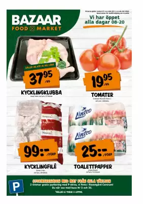 Bazaar Food market reklamblad (giltig till och med 9-02)