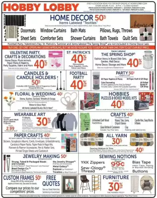 Hobby Lobby Weekly Ad (valid until 8-02)