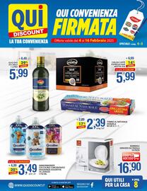 Volantino Qui Discount Pagina 1