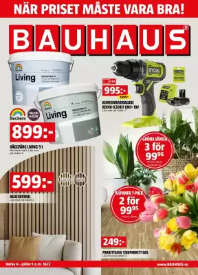 Bauhaus reklamblad (giltig till och med 16-02)