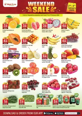 West Zone Supermarket catalogue (valid until 4-02)