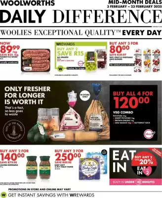 Woolworths catalogue (valid until 23-02)