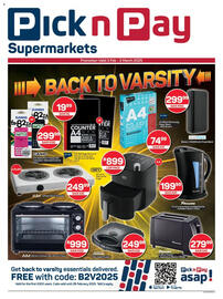 Pick n Pay catalogue Page 1