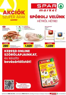 Spar Market akciós újság (érvényes eddig: 12-02)