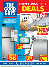 The Good Guys catalogue week 6 Page 1