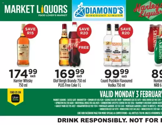 Diamond Discount Liquor catalogue (valid until 9-02)