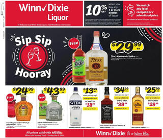 Winn Dixie Weekly Ad Page 1