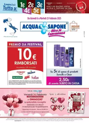 Volantino Acqua & Sapone (valido fino al 25-02)