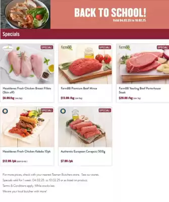 Tasman Butchers catalogue (valid until 10-02)