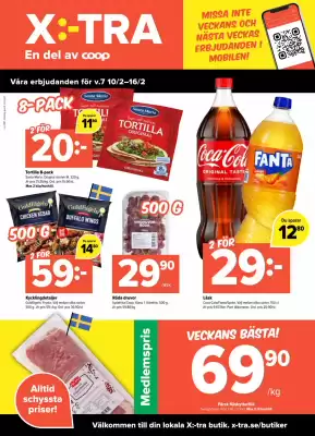 Coop Extra reklamblad (giltig till och med 16-02)