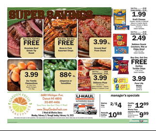 Garden Fresh Marketplace Weekly Ad Page 1