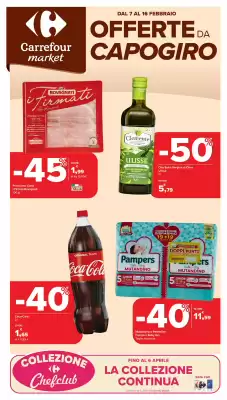 Volantino Carrefour Market (valido fino al 16-02)