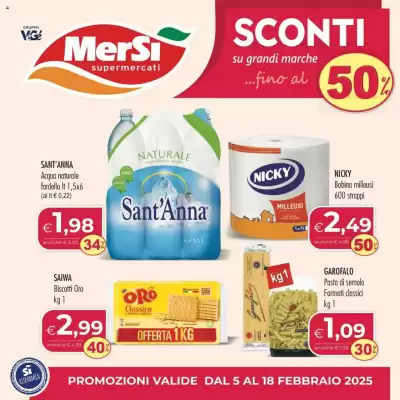 Volantino MerSi Supermercati (valido fino al 18-02)