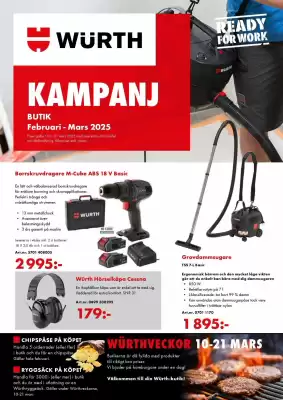 Würth reklamblad (giltig till och med 31-03)