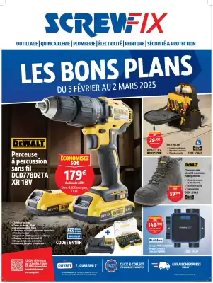 Catalogue Screwfix (valable jusqu'au 2-03)