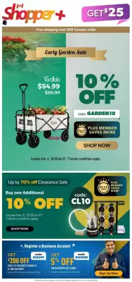 Shopper+ flyer (valid until 10-02)